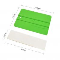 Ракель-выгонка UZLEX зелёный, мягкий, с насадкой из фибры