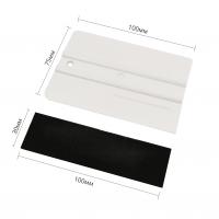 Ракель-выгонка UZLEX белоснежный, жёсткий, с фетровой насадкой