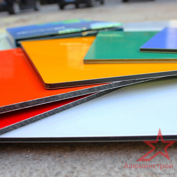 Алюминиевая композитная панель 4 мм (0.4) 1220х4000 серия Классик в филиале на севере Москвы