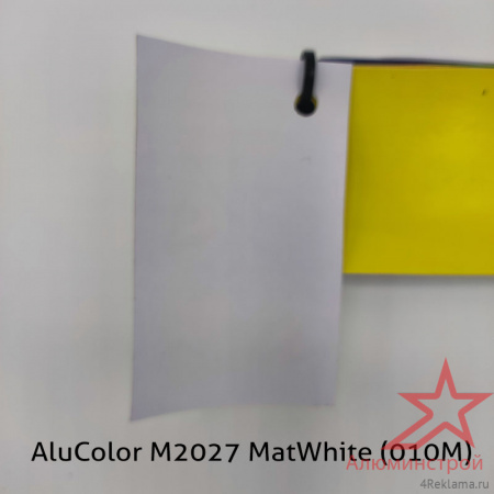 Пленка цветная AluColor M2027 Mat White (010M)