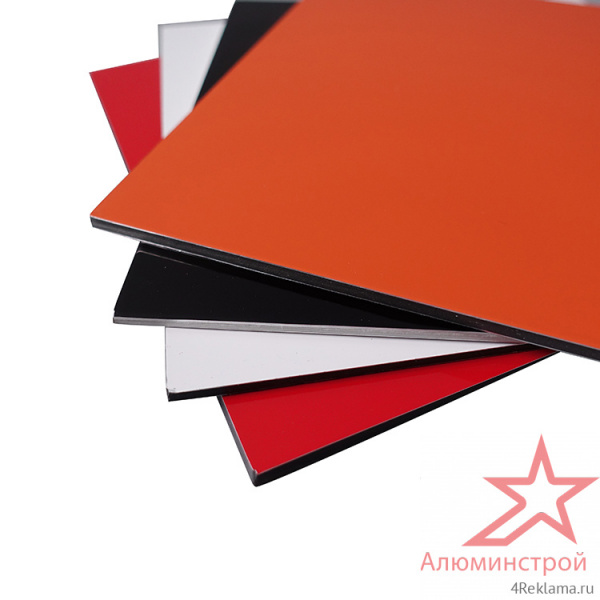 Алюминиевая композитная панель 3 мм (0.3) 1500х4000 серия Классик в филиале на севере Москвы